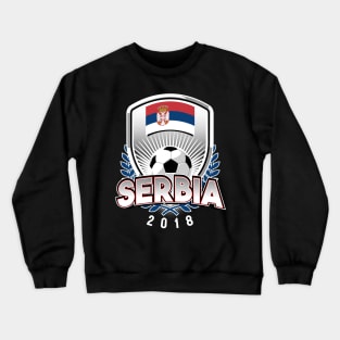 Serbia Soccer 2018 Crewneck Sweatshirt